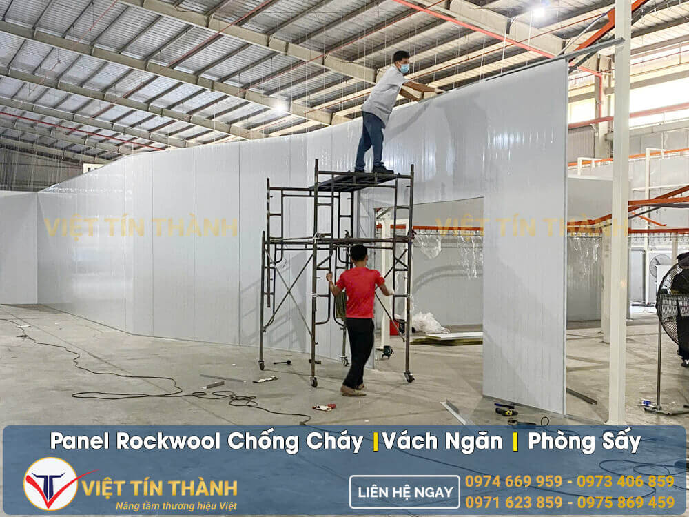 panel chống cháy rockwool